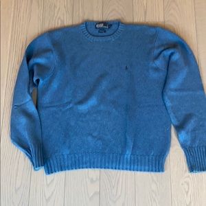Polo By Ralph Lauren Blue Sweater Size LG